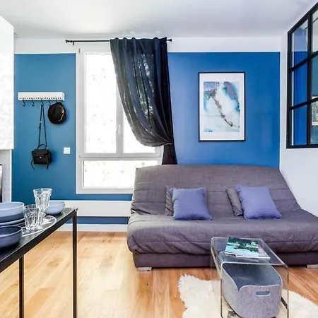 C Cozy Batignolles Apt, Metro Right At Your Doorstep Apartman